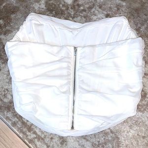 Trending White Amazon Corset top